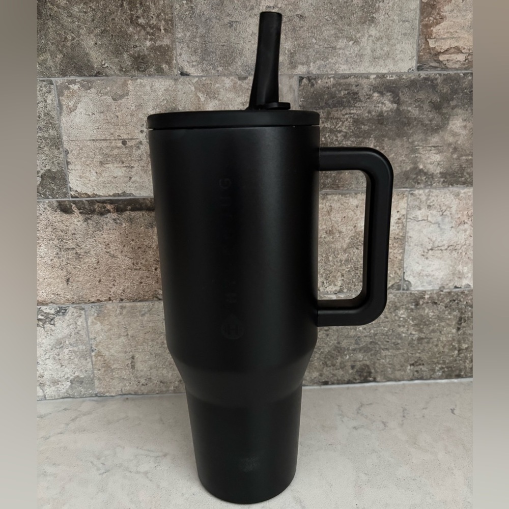 Black HydroJug 40oz. Traveler Cup with Flip Straw
